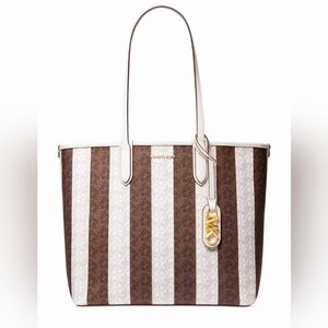 FINAL PRICE DROP!!! ELIZA LOGO LARGE EAST WEST REVERSIBLE TOTE